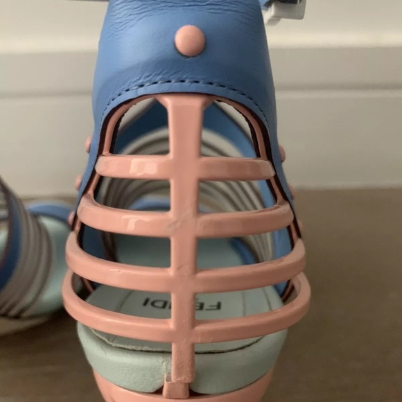 Fendi Colorblock Caged Heel Runway - Picture 6 of 13